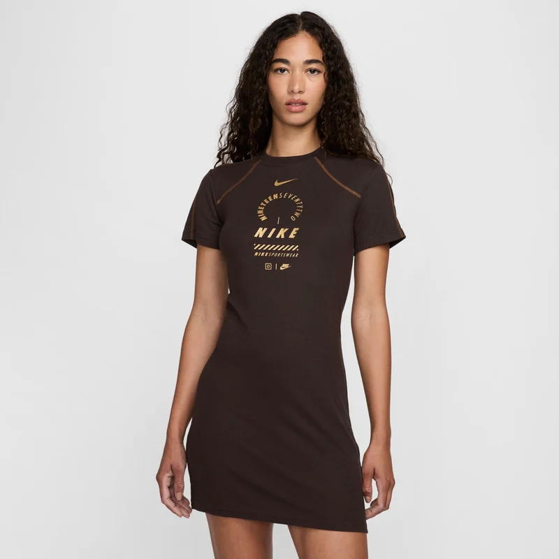 Nike dark brown Women's Sportswear Dress for Women | Best Price UAE